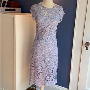 J Crew lavender lace dress